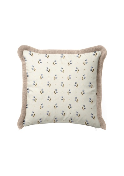Çiçek Tomurcuk Motifli Saçaklı Yastık Kılıfı - Romantik Floral Mavi Vizon Püsküllü Kırlent Kılıfı Kayıp Esinti Ritüel Çiçek Tomurcuk Motifli Saçaklı Yastık Kılıfı - Romantik Floral Mavi Vizon Püsküllü Kırlent Kılıfı Kayıp Esinti Ritüel
