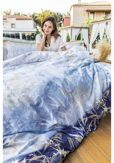 Özdilek  Reeds Tek Kişilik Nevresim Takımı Indigo 160 x 220