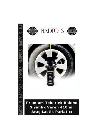 Premium Tekerlek Bakımı Siyahlık Veren 410 Ml Araç Lastik Parlatıcı