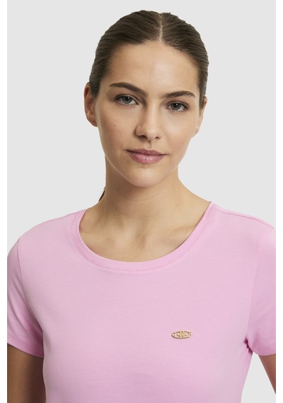 U.S. Polo Assn. U.s. Polo Assn. Kadın Pembe Tişört Basic 50321809-vr041