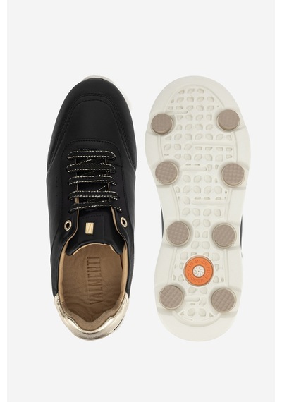 Valmenti Kadın Hakiki Deri Siyah Sneakers & Spor Ayakkabı 298 7025 Bn Ayk Y26 Sıyah/lame