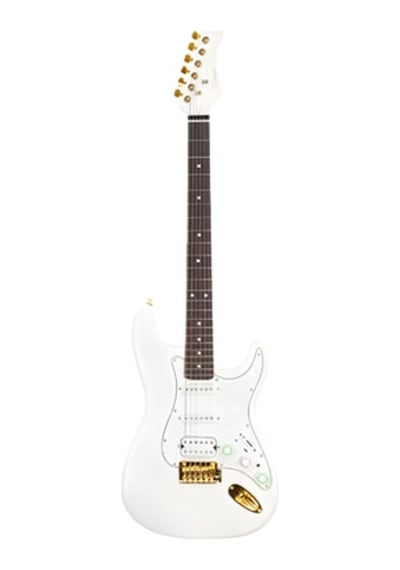 Smıger L-g2 İ6 Wg Strat Tipi Elektro Gitar Dahili Efektli Whıte Gold
