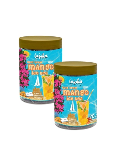2'li Set Avantajlı Soğuk Demleme Naneli Mango Aromalı Çay Seti- 2 20'li