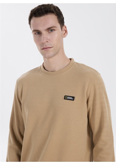 National Geographic Açık Kahve Erkek Sweatshirt N6wm-swt4103 Camel