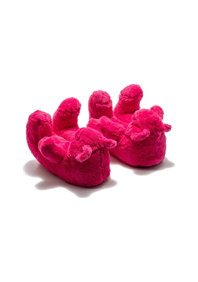 Twigy Pookie Kadın Fuşya Hayvanlı Panduf Fuşya 36/41 Pembe