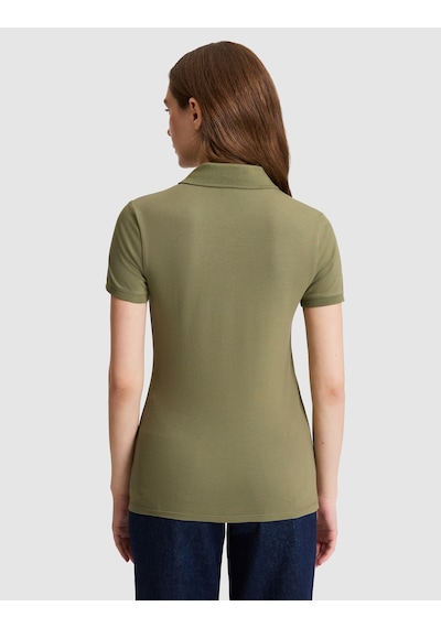 Pierre Cardin Kadın Haki Tişört Basic 50325456-vr027