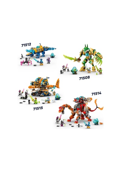 LEGO® DREAMZzz™ Kabus Akrep Kazıcı 71513 – 7 Yaş ve Üzeri Çocuklar için 3 Minifigür İçeren Yaratıcı Oyuncak Yapım Seti (505 Parça)