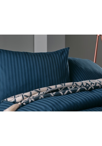 Saten Artline Nevresim Takımı Çift King Size - Mavi