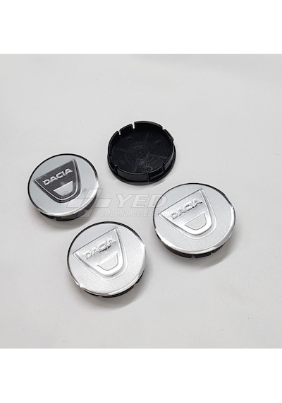 Jant Göbeği Dacia 58/55 55Mm Yuva 4 Lü Set Silver