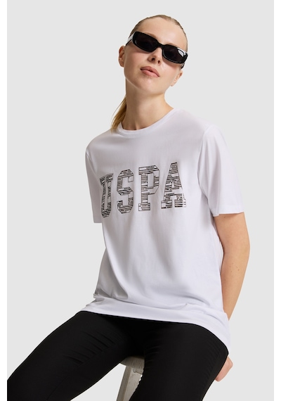 U.S. Polo Assn. U.s. Polo Assn. Kadın Beyaz Tişört Basic 50321690-vr013