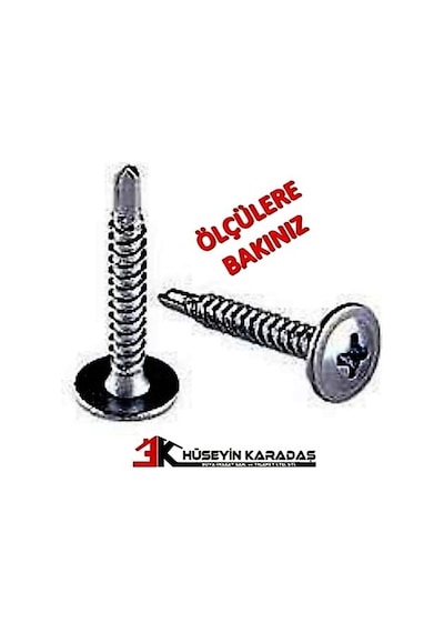 MERİDYEN RYSB MATKAP UÇLU PUL BAŞLI VİDA 3,9 X 13 MM ( 1000 ADET