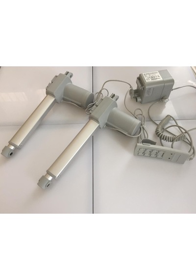2 Motorlu Lineer Aktüatör Seti 6000N, 24V Dc, 150Mm