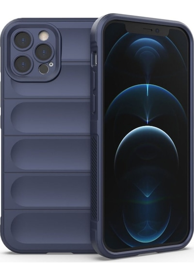 Apple Uyumlu iPhone 12 Pro Kılıf Optimum Lens Çerçeveli Silikon Kapak