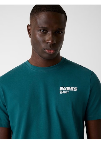 Guess Lauro Regular Fit Erkek T-shirt Z6rı12ı3z14 Petrol