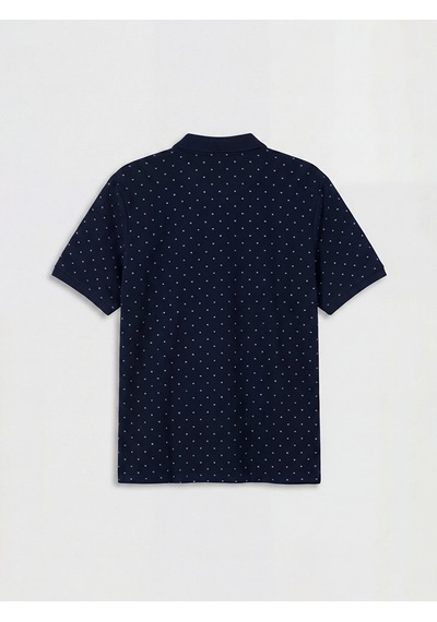 Lcwaıkıkı Classic Lacivert Polo Yaka Desenli Erkek Tişört