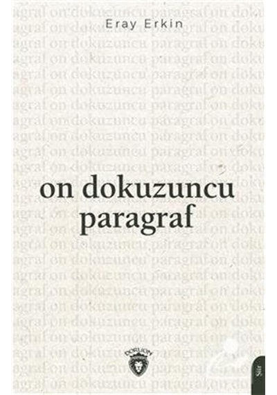 On Dokuzuncu Paragraf - Eray Erkin - Dorlion Yayınevi