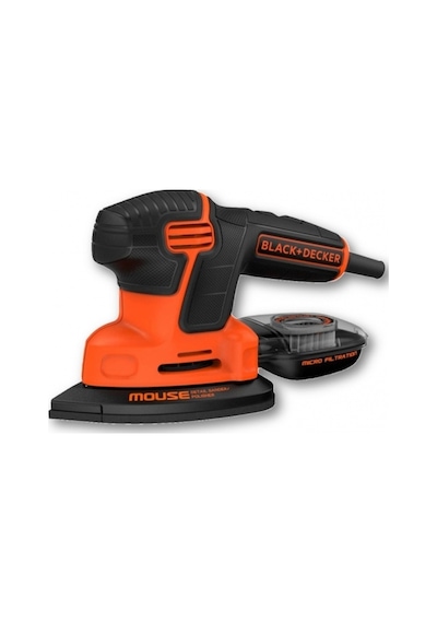 Black+Decker KA2000-QS 120 W Mouse Çok Amaçlı Zımpara 3x Mesh Zımpara