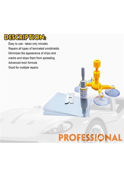 Premium Araba Çatlak Ön Cam Tamir Takımı Dıy Çip Ön Cam Cam Rüzgar Ekranı