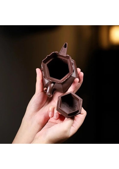 Çaydanlık Seti Çin Mor Çamur Çayı Özelleştirilmiş Çay Seti Hediye Kutusu Yixing Mor Kil Çaydanlıklar 220ml El Yapımı Keşiş Şapka Pot Güzellik Su Isıtıcısı Çay Setleri Çaydanlık Diğer