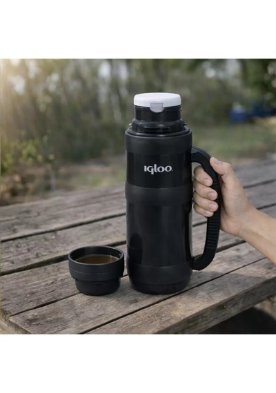 İçi Cam Termos - Igloo - Ev180 - 1.8 Lt - Siyah - 205537 Çok Renkli