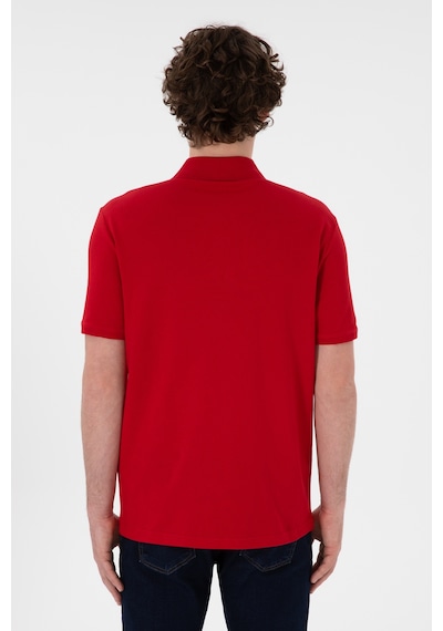 U.S. Polo Assn. Erkek Regular Fit Polo Yaka Kırmızı Basic Tişört 50306007-VR030 U.S. Polo Assn. Erkek Regular Fit Polo Yaka Kırmızı Basic Tişört 50306007-VR030