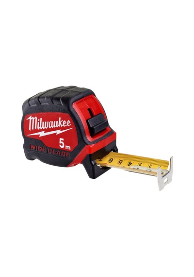 Milwaukee 5m Çift Taraflı Manyetik Uçlu Wide Blade Şerit Metre - T4932471815 5 M