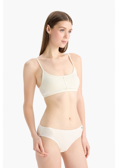DeFacto Ribana 3'lü Askılı Brief Külot-Fall in Love D6404AX25SPGR93