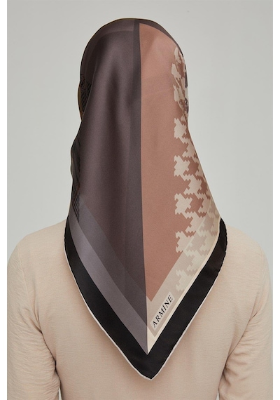 Armine İpek Eşarp Nostalji - 8620-38 Twill - 8128-08