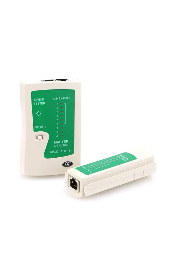 Yeni Ağ Kablo Test Cihazı Rj45 Ethernet Kablo Test Cihazı Lan Cat5 Cat6 Cat7 8p 6p Lan Kablosu