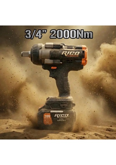 Rico Şarjlı Somun Sıkma 3/4" 1600 Nm 20v 6amper 028-re0012