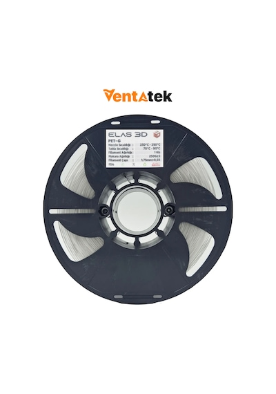 Elas 3d Şeffaf Petg Filament - 1.75mm - 1 Kg