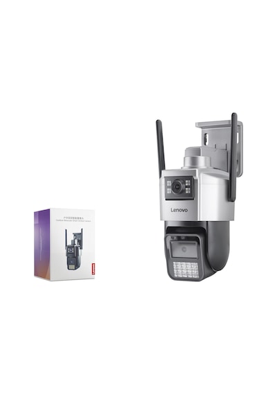 Lenovo X9t Smart Wi-fi Ip Güvenlik Kamerası 2 Lens 2x3mp Ptz - Siyah