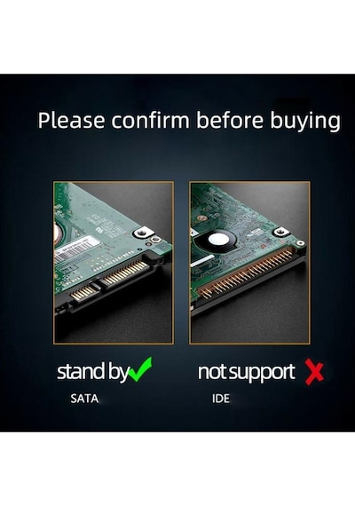2.5 Hdd Kutusu Usb 3.0 Sata Harddisk Kutu - Şeffaf