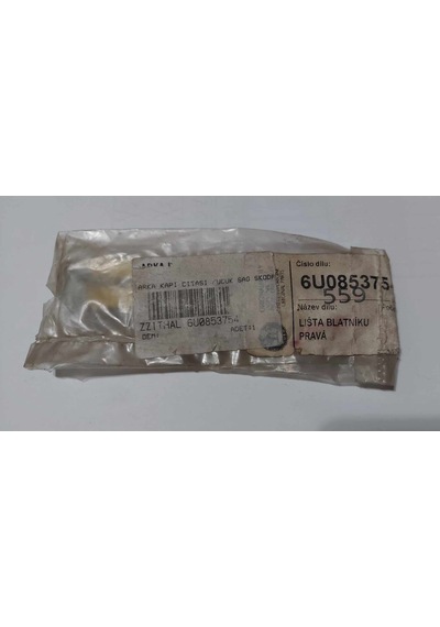 Skoda Felicia 1995 1998 Sağ Ön Çamurluk Bandı Çıtası 6u0853754