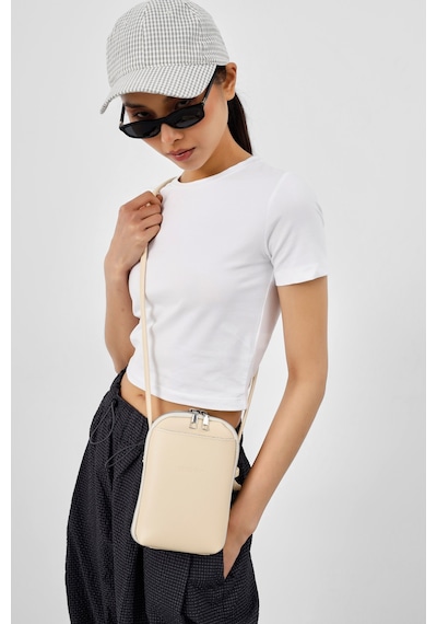Shule Bags Vux Çapraz Çanta Butter Yellow Krem