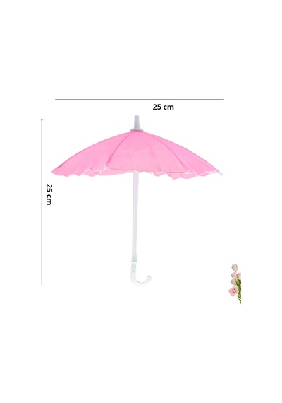 Dekoratif Süs Şemsiyesi. 25 CM - Pembe