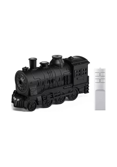 Tren Şeklinde Buharlı Oda Hava Nemlendirici Işık Buhar Makinesi Kumandalı