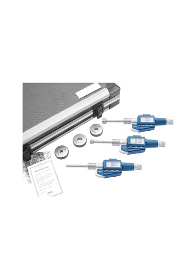 Dasqua 12-20mm Dijital 3 Ayaklı İç Çap Mikrometre Seti Ip54 0.001mm 4511-9210