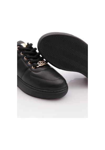Dgn B1009 Kadin Aksesuarli Sneakers Ayakkabi Siyah