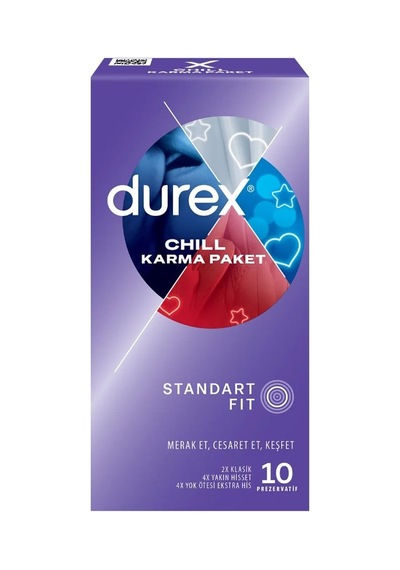 Durex Chill Karma 10'lu Prezervatif