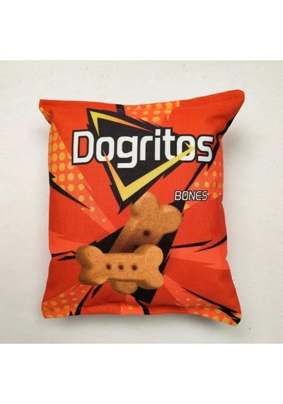 Ayrex Tineke Cips Dayanıklı Sesli Köpek Oyuncağı 1 Adet Dogritos