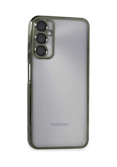 Samsung Galaxy A05s Uyumlu Kılıf Lensli Silikon - Yeşil