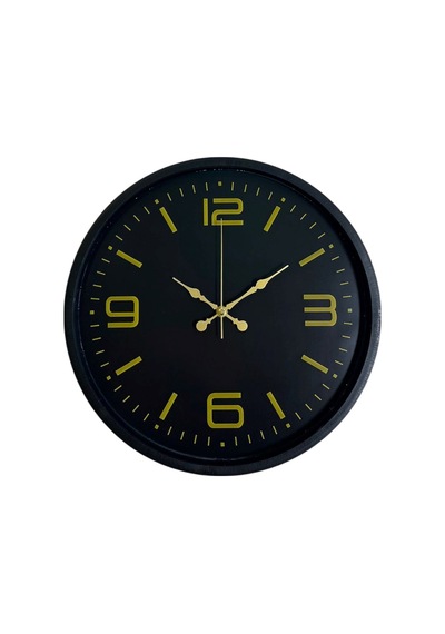 36 Cm Siyah Modern Duvar Saati Diğer 33626529