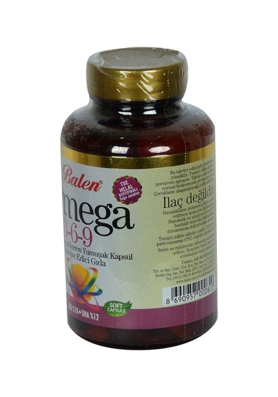 Balen Omega 3-6-9 1585 Mg x 60 Yumuşak Kapsül Epa-18 Dha-12
