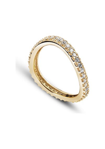 Kuyumcudukkani Tamtur Alyans Yüzük-10004-g-w Gold