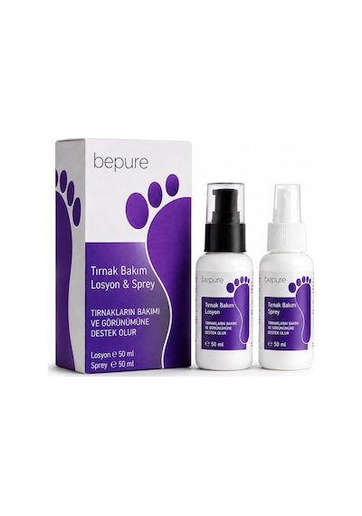Ayak Ve Tırnak Mantarı, Kaşıntı Ve Koku Için Losyon & Sprey Seti 100 Ml 50ml Losyon 50ml Sprey