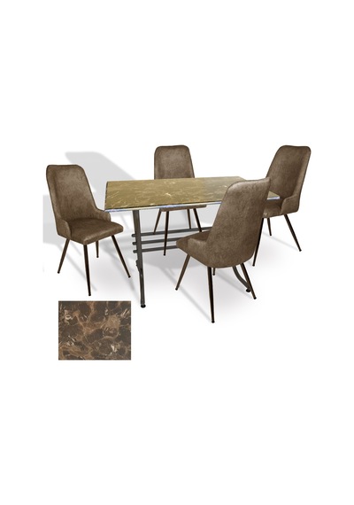 Japon - Çırağan Masa Takımı - 80x120 Werzalit, Wermodin Ve Allzalit Tabla - Karacabey Mermer - Kahve Çok Renkli Japon - Çırağan Masa Takımı - 80x120 Werzalit, Wermodin Ve Allzalit Tabla - Karacabey Mermer - Kahve Çok Renkli