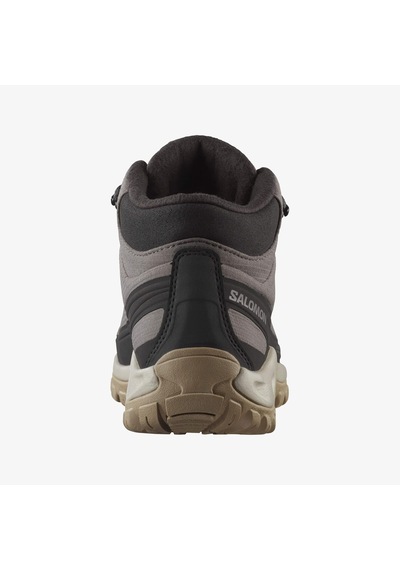 Salomon Shelter Waterproof Kadın Outdoor Botu Plum Kitten L47855200 Gri