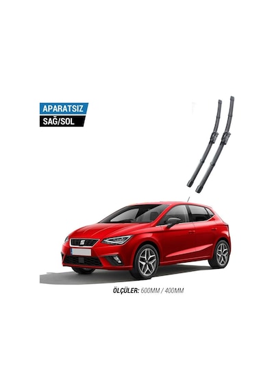 Seat İbiza 2009-2016 2'li Ön Cam Sileceği Sağ Sol Silecek Takımı Muz Silecek