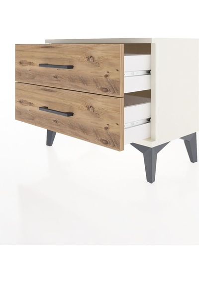 Arges Komodin 2 Çekmeceli 60x30x48 Aytaşı-çam Aytaşı